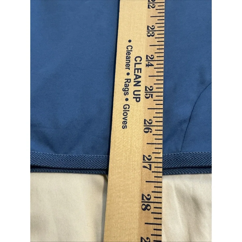 Ralph Lauren RLX Golf Jacket Mens‎ Sz M Blue Full Zip Water Repellent Vest $228